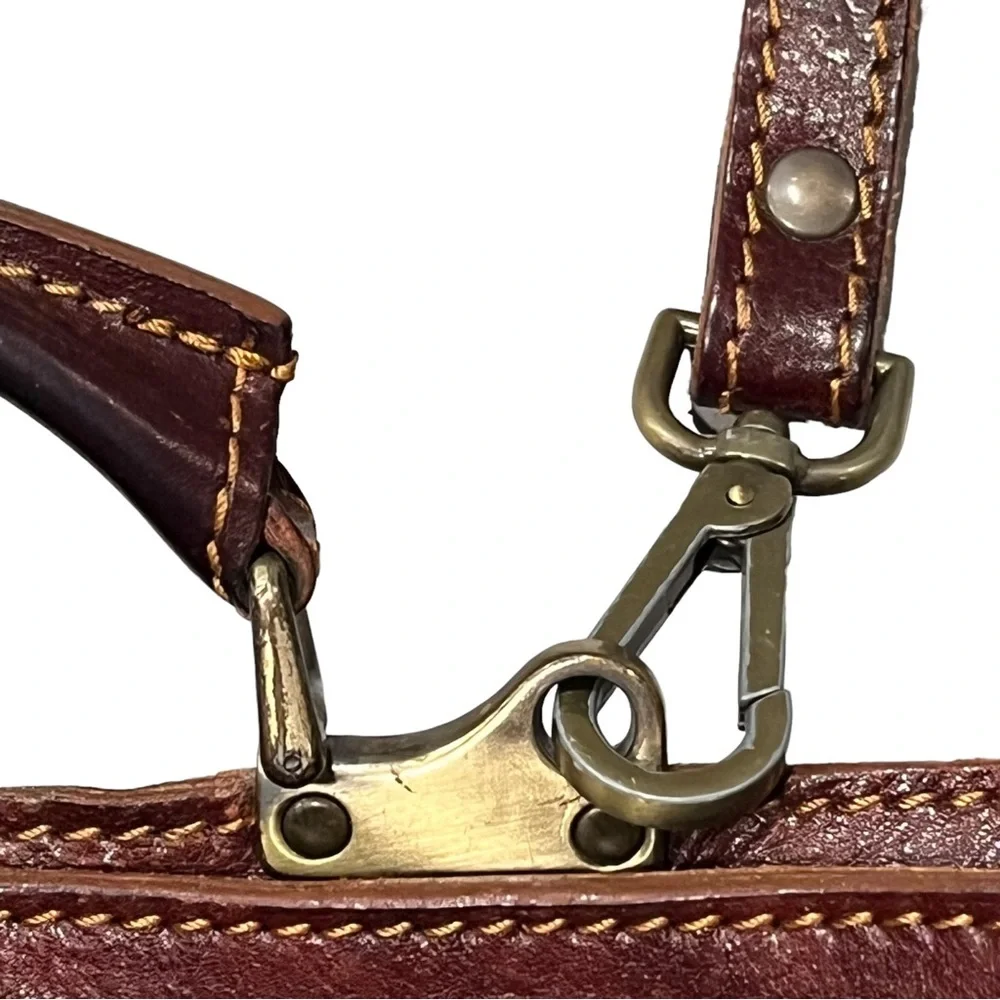 Tuscany Leather Brown Venezia Briefcase Bag